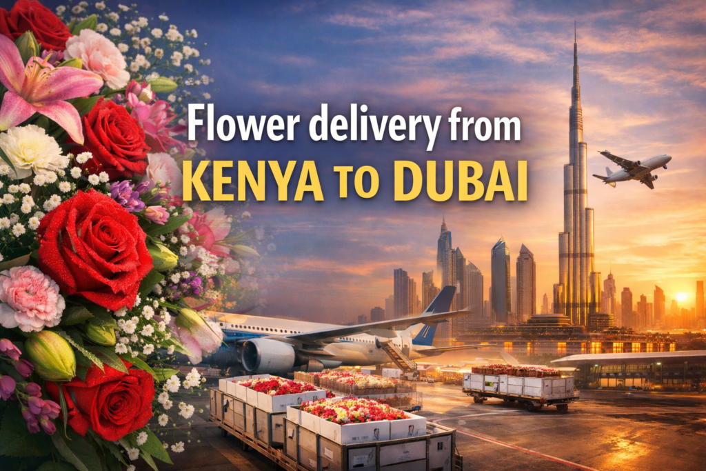Flower delivery from Kenya to Dubai