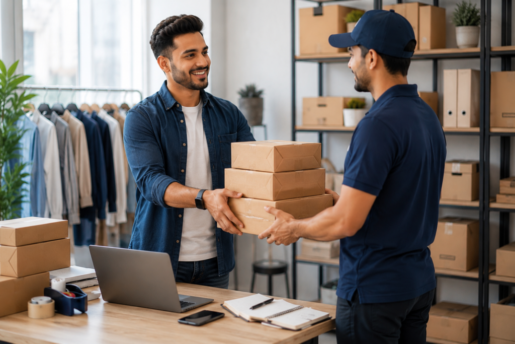 With Droply, you simply book a pickup through the platform, provide the pickup and delivery details, and a delivery partner is assigned to collect your item.